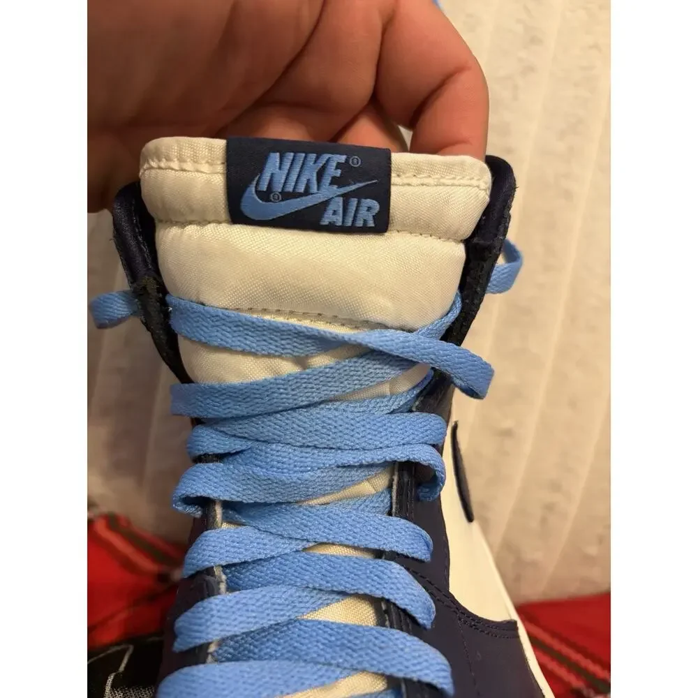 Nike Air Jordan 1 Retro High OG Men’s Size 8.5 Obsidian UNC 2019 555088-140